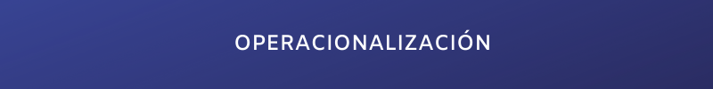 Operacionalización