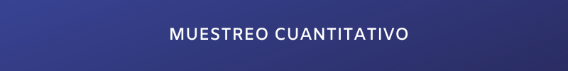 Muestreo cuantitativo