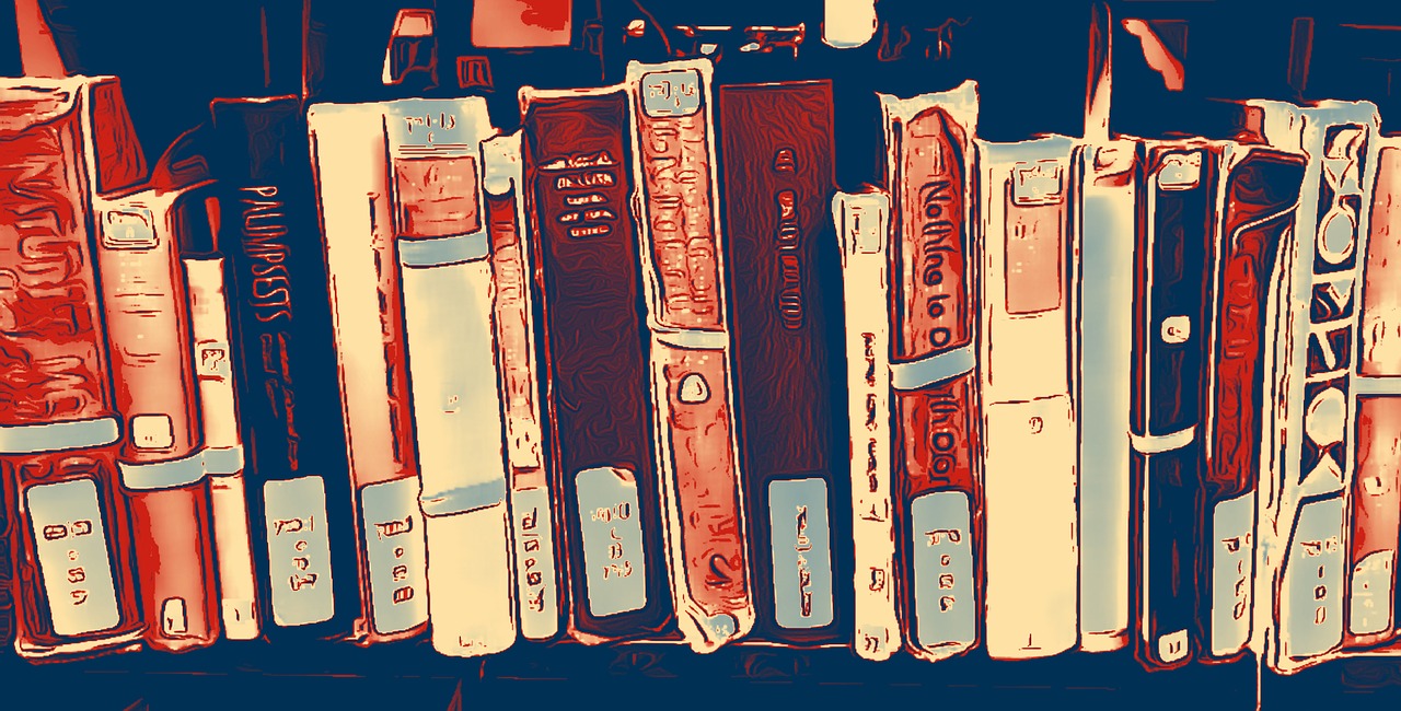 Estantería con libros